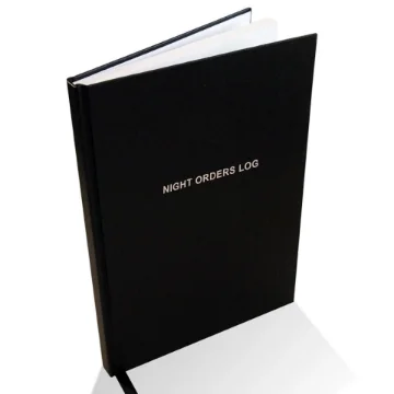 L.J Yacht & Commercial Services - Night Orders Logbook - GNO06 product image