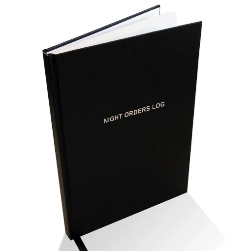 L.J Yacht & Commercial Services - Night Orders Logbook - GNO06 product image