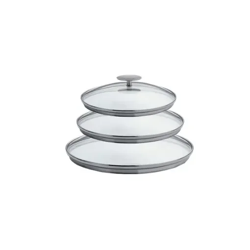 Cristel - Glass and Stainless Steel Platine Lid Ø 24 cm - K24P product image