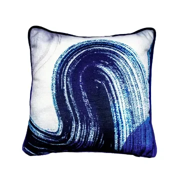 Galerie B - Wave Cushion by Delphine Chopard - COU-VA-BLU-1 product image