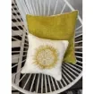 Galerie B - Gold Embroidered Sea Urchin Cushion - OUR-BRO-WHI product image