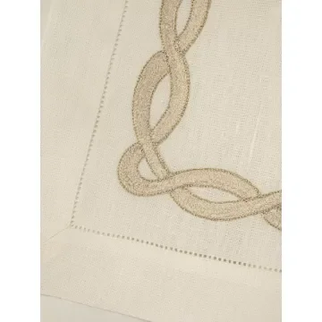 Franchini mare - Heavy Pure Linen Placemat & Napkin Set - Gorgona1003 product image
