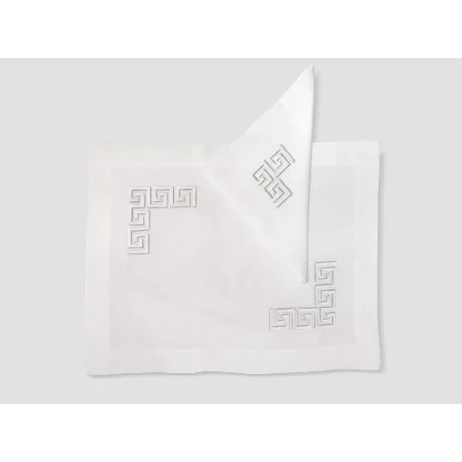 Franchini mare - Pure Linen Placemat and Napkin Set - Athene1004 product image