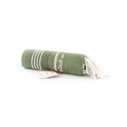 LeStoff - Organic Cotton Hammam Towel 95x180cm - CLA_OLIVE product image