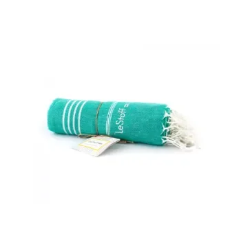 LeStoff - Organic Cotton Hammam Towel 95x180cm - CLA_TURQOISE product image