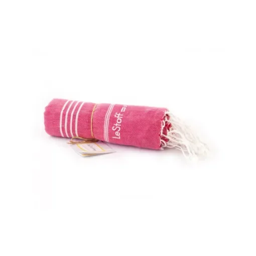 LeStoff - Organic Cotton Hammam Towel Fuchsia 95x180cm - CLA_FUCHSIA product image