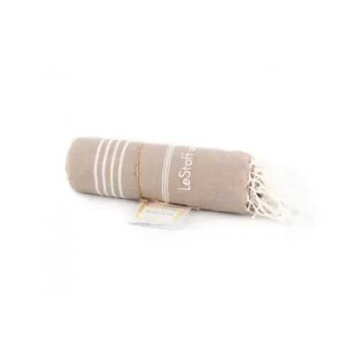 LeStoff - Organic Cotton Hammam Towel 95x180cm - CLA_SAND product image