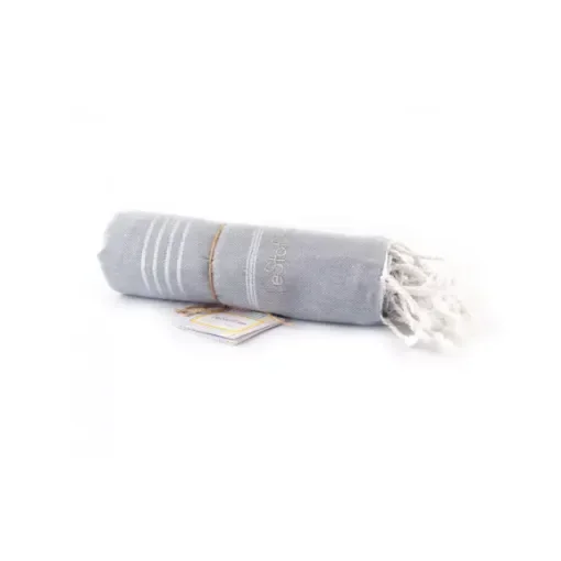 LeStoff - Organic Cotton Hammam Towel 95x180cm - MUL_ARGENTI product image