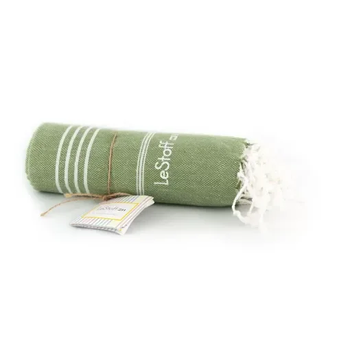 LeStoff - Organic Cotton Hammam Towel XXL 200x200cm - XXL_OLIVE product image