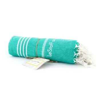 LeStoff - Organic Cotton Hammam Towel XXL 200x200cm - XXL_TURQUOISE product image