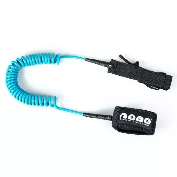 SCK - 10ft SUP Coil Leash - Turquoise - 0105-30011 product image