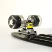 FISH Mini Cruiser Skateboard 22.5” Black with LED Wheels - 0504-226829 product image
