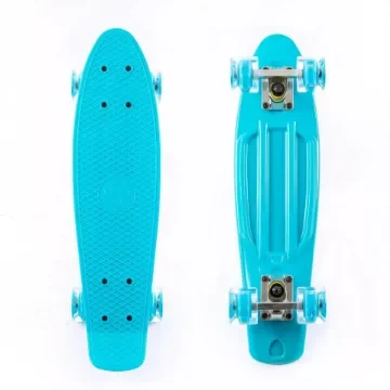 FISH - 22.5” Mini Cruiser Skateboard with LED Wheels - 0504-226129 product image