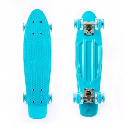 FISH - 22.5” Mini Cruiser Skateboard with LED Wheels - 0504-226129 product image