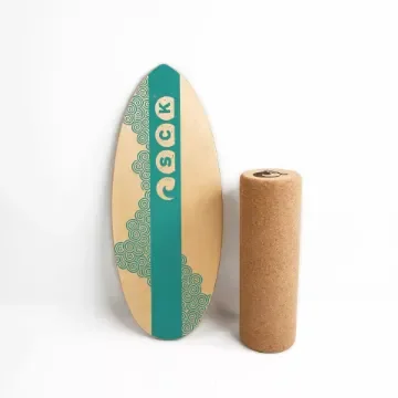 SCK - 74cm Wooden PRO Balance Board with Cork Roller - 0110-741141 product image