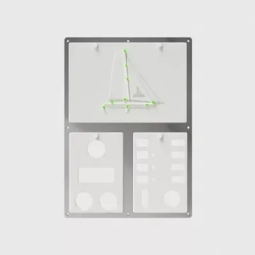 Solvit 3D - Custom Switch Panel - White - SWCHPANW product image