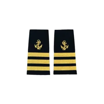 Liquid Yacht Wear - First Officer Epaulet Gold Three Stripes - EPAULET-300D product image