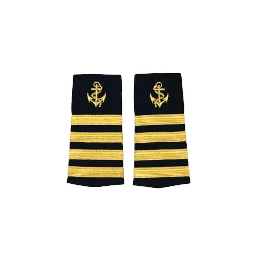 Liquid Yacht Wear - Captain Epaulet Gold Four Stripes - EPAULET-400D product image