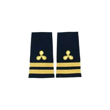 Liquid Yacht Wear - Second Engineer Epaulet Gold Two Stripes - EPAULET-200E product image