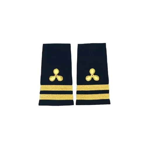 Liquid Yacht Wear - Second Engineer Epaulet Gold Two Stripes - EPAULET-200E product image