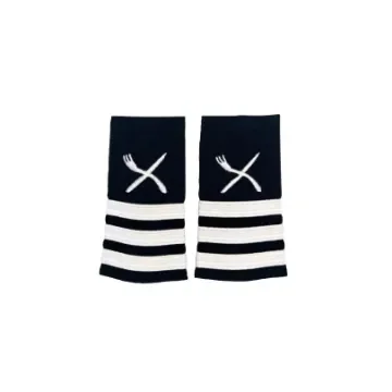Liquid Yacht Wear - Chef Epaulet Silver Three Stripes - EPAULET-300C product image