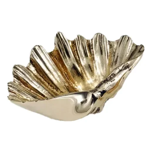 Nautical Gifts - Clam Bowl Decorative Brass - 1086DPM product image