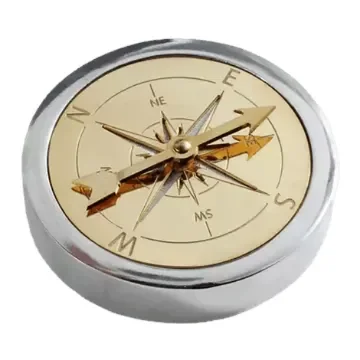 Nautical Gifts - Compass Paperweight with Engraving Option - 7084CO product image