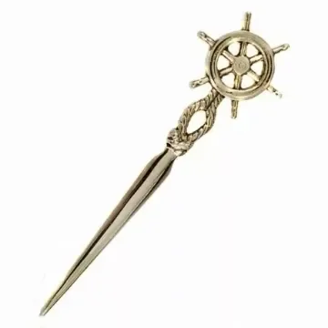 Nautical Gifts - Navy Steering Wheel Paper Cutter - 204R product image