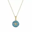 Nautical Gifts - Silver Sea Urchin Pendant with Enamel - MD1_1X product image