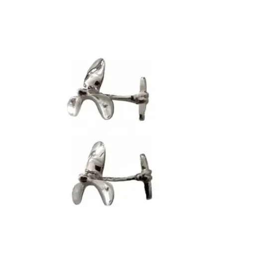 Nautical Gifts - Silver Propeller Cufflinks - CL101 product image