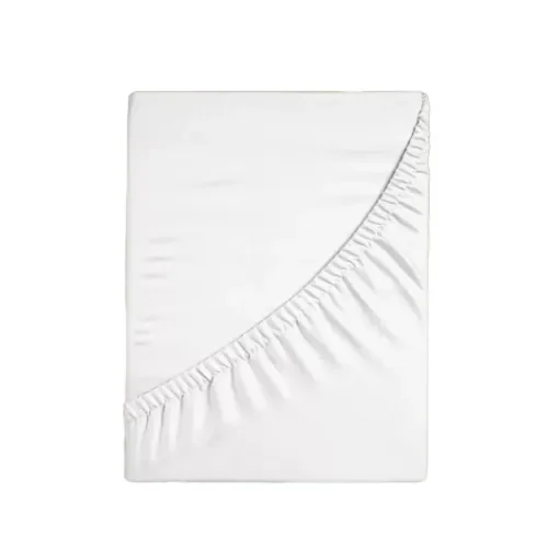 Luxury Cotton Home Fitted Sheet 180x200+33 White - FSLCH180X5TC product image