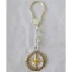 Nautical Gifts - Silver Key Ring Compass Design - KRS111 product image