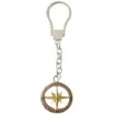 Nautical Gifts - Silver Key Ring Compass Design - KRS111 product image