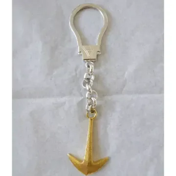 Nautical Gifts - Silver Key Ring Anchor Design - KRS112 product image