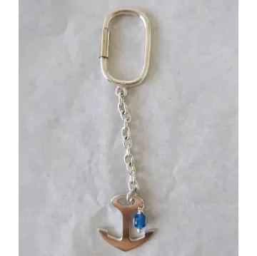 Nautical Gifts - Silver Key Ring Anchor Design - KRS113 product image