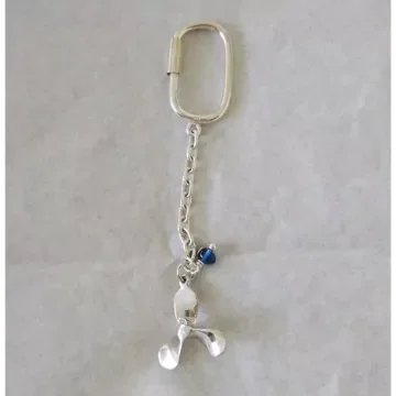 Nautical Gifts - Silver Key Ring Propeller Design - KRS114 product image