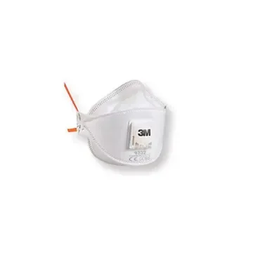 3M - FFP3 Folding Facepiece Respirator with Valve - 9332+ product image