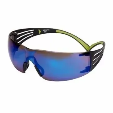 3M - SecureFit Safety Glasses with Mirror Blue Lenses - SF408AS product image