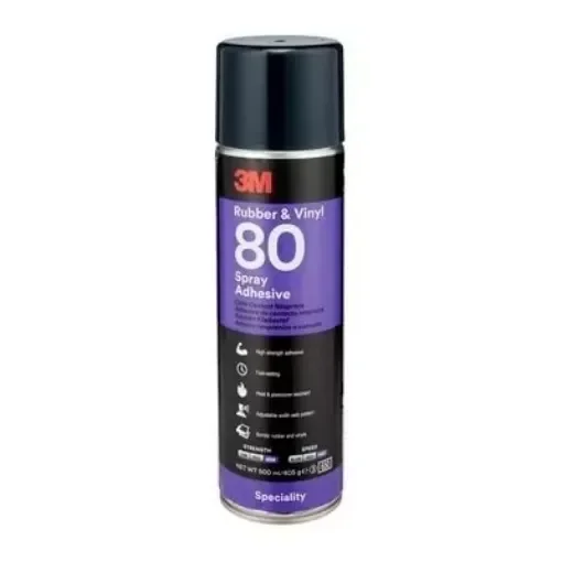 3M - Rubber & Vinyl Adhesive Spray 500ml - S80 product image