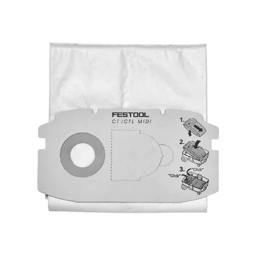 Festool - Selfclean Filter Bag SC FIS - CT MIDI / 5 - 15L - 498411 product image