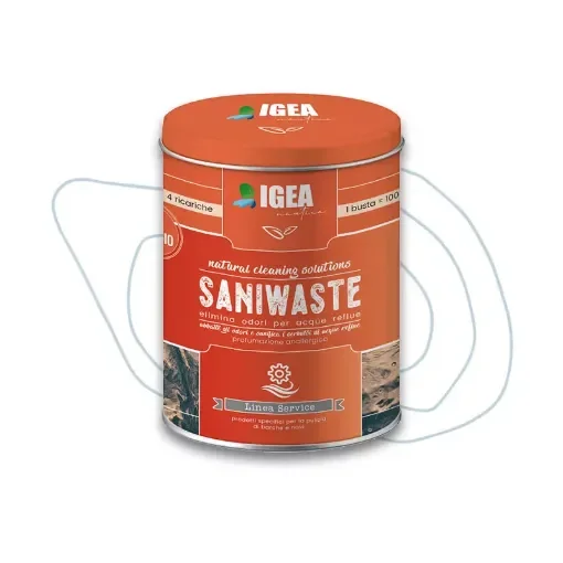 SaniWaste odor eliminator specifically for Wastewater tanks 18 refills of 30g plus 4 for free IGP006 IGEA Nautica - 540g - IGEA Nautica product image