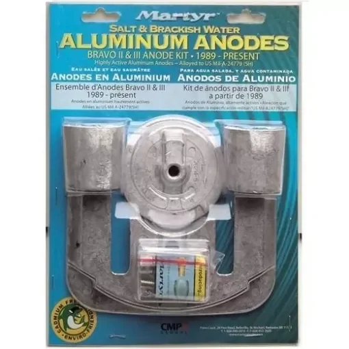 Mercruiser Bravo II Bravo III anode kit product image