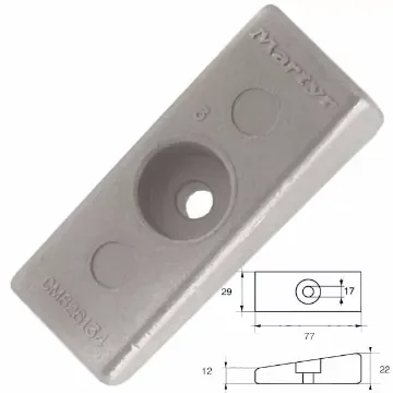 Anode plate for Mercury and Honda stem product image