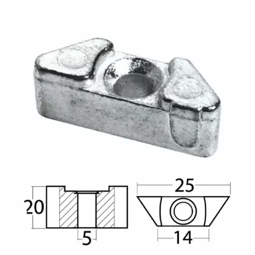 Anode for Yamaha ref. 6E5-11325-00 product image