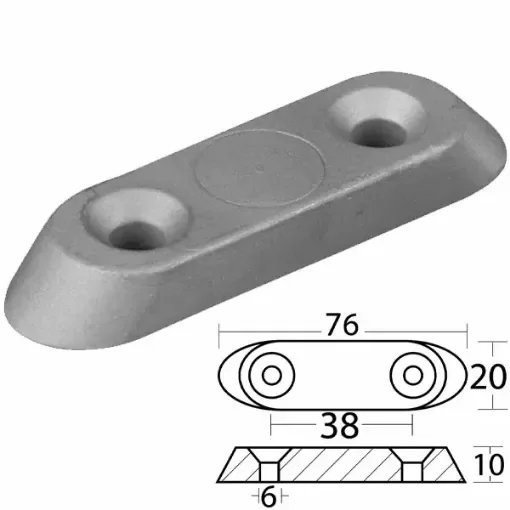 Anode plate for Suzuki ref. 55300-95500 product image