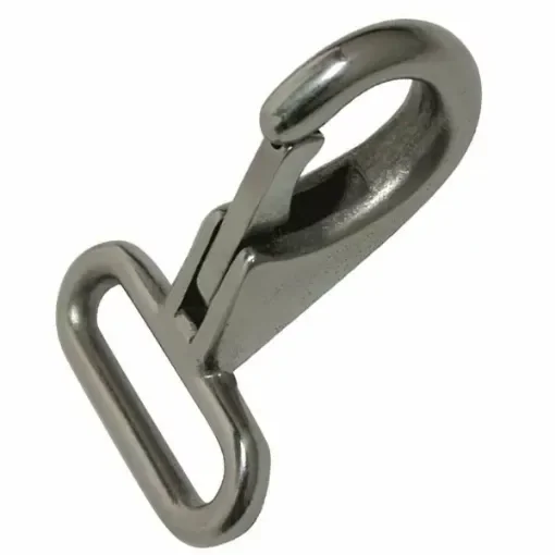 Stainless Steel Carabiner with strap loop product image