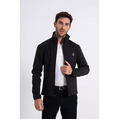 Mens Softshell Jacket - Black - L - Marina Yacht Wear product image