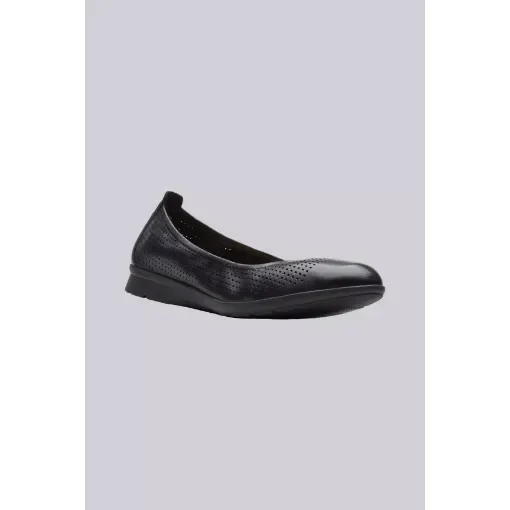 Clarks Jenette Ease Ballet Shoe - Black - 5 / 35 - Clarks product image
