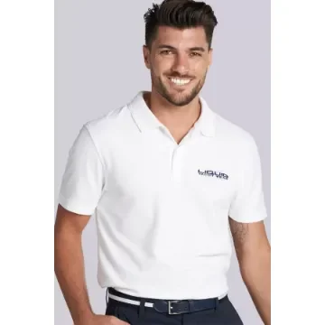 Mens Liquid's Cool Max Polo - White - S - Boat Bum product image
