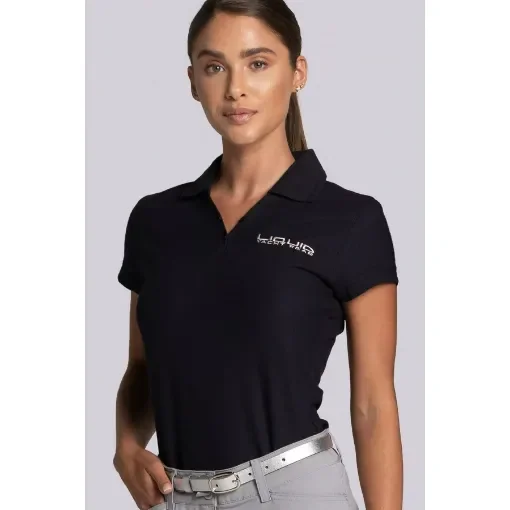 Ladies Liquid's Cool Max Polo - Navy - XS - Boat Bum product image